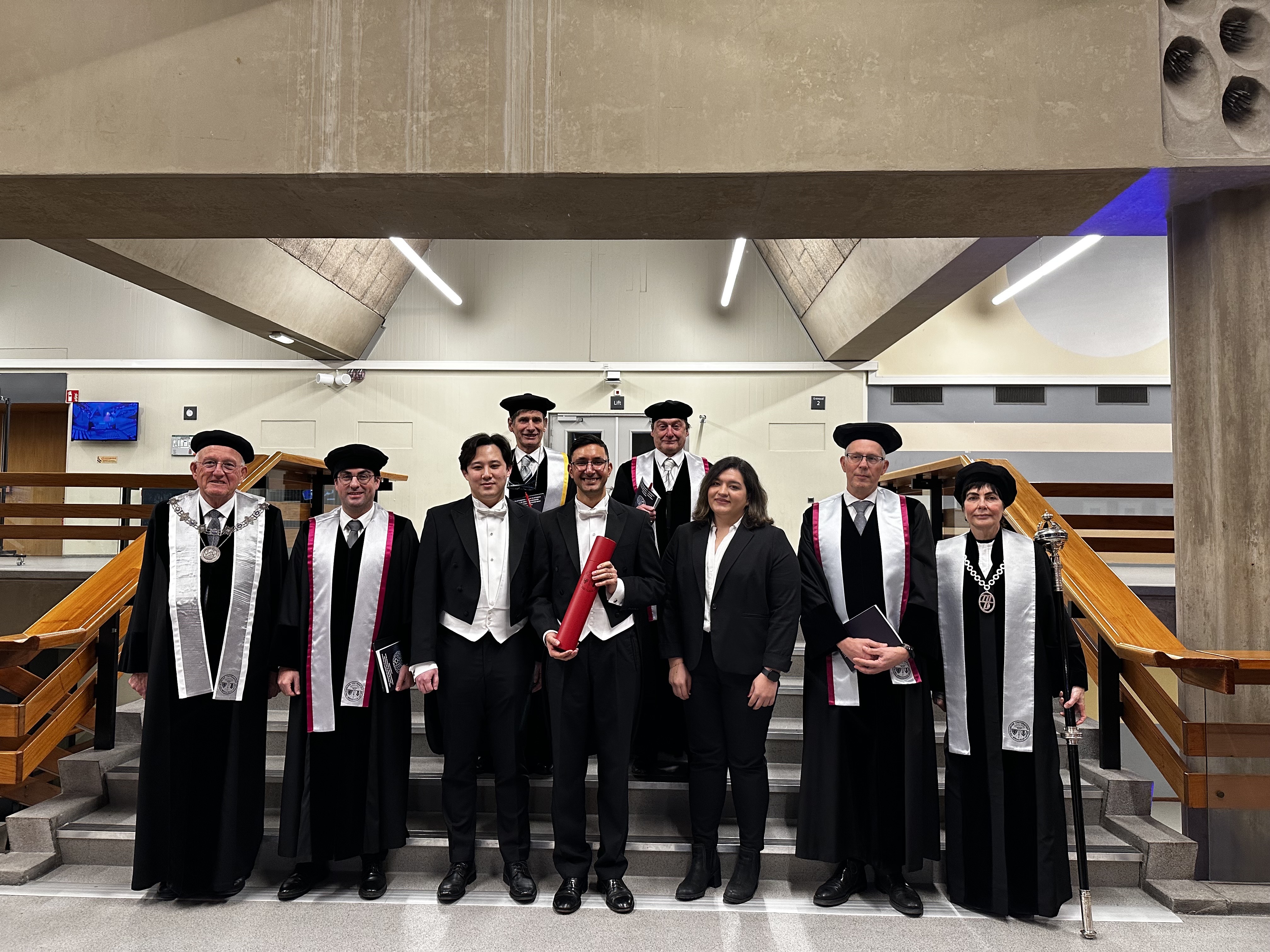 PhD graduation of Hassan Rivandi