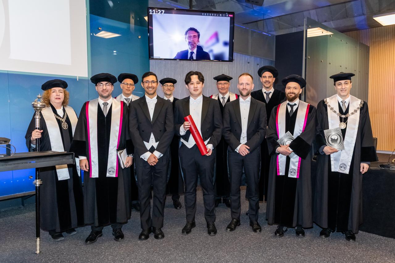 PhD graduation of Gandhika Wardhana