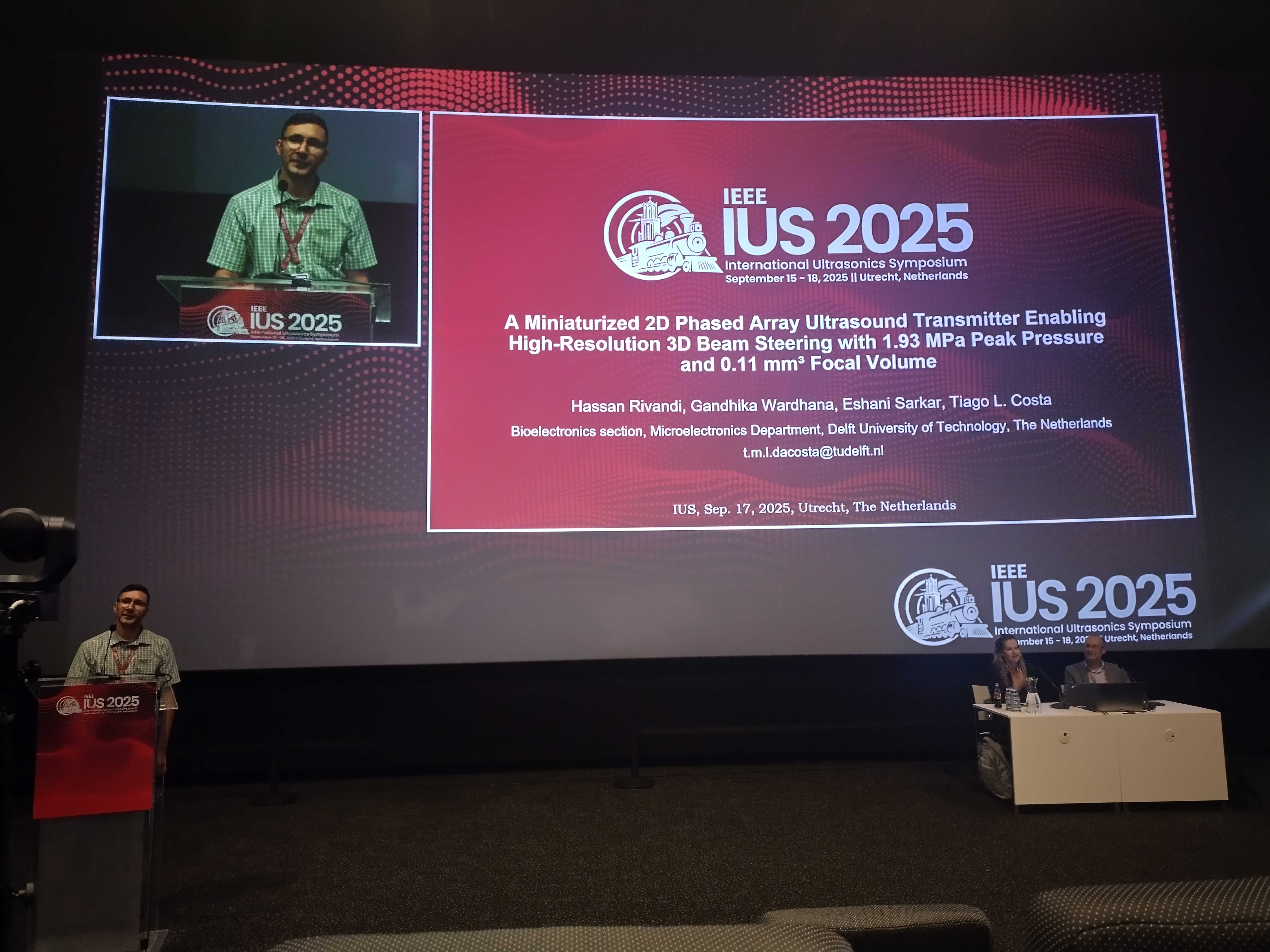 Our former PhD student and Postdoc Hassan Rivandi presenting our work.