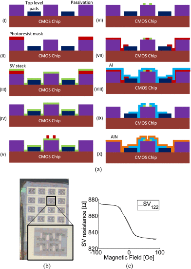 A CMOS Front-End With Integrated Magnetoresistive Sensors for Biomolecular Recognition Detection Applications